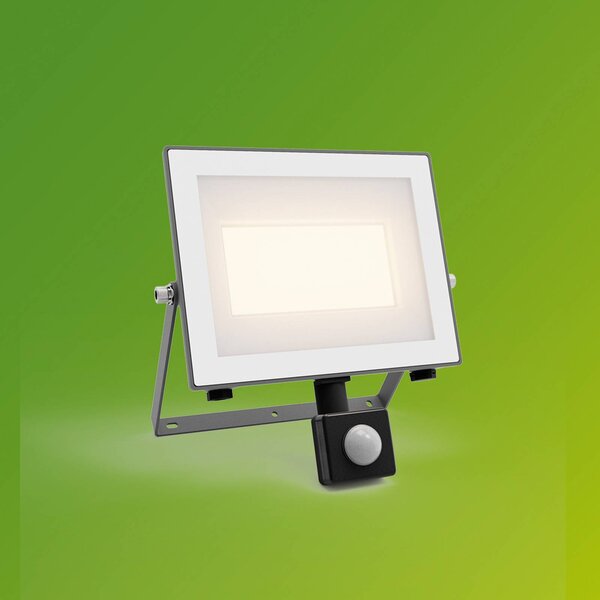 Philips Reflektor zewnętrzny LED Lois UE Sensor, 24 W, 3000 K IP65 flood, czarny, aluminium