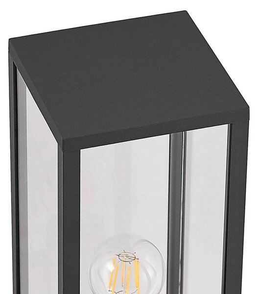 Lampa ogrodowa stojąca Peldar Lindby, możliwość ściemniania, czarny, aluminium, nowoczesny