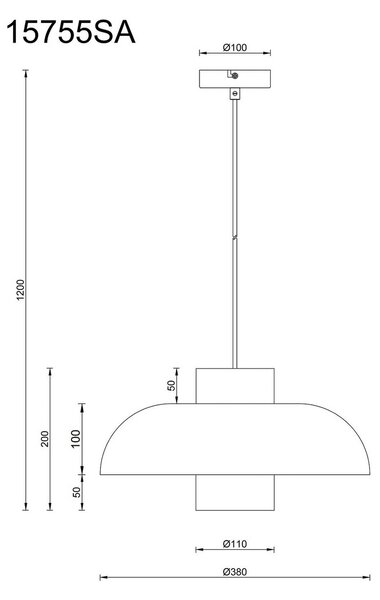 Globo Lampa wisząca Lowe, możliwość ściemniania, kremowy / amber, salon / jadalnia, metal, nowoczesny