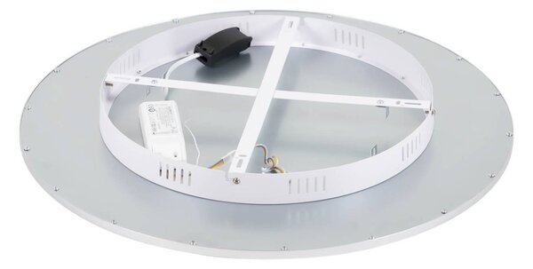 Lampa sufitowa LED Narima Lindby, możliwość ściemniania, aluminiowy / szary / cynkowy, kuchnia, tworzywo sztuczne, nowoczesny