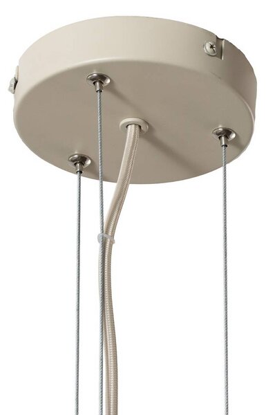 Lampa wisząca Melori Lucande, możliwość ściemniania, jasne drewno, salon / jadalnia, drewno, skandynawski