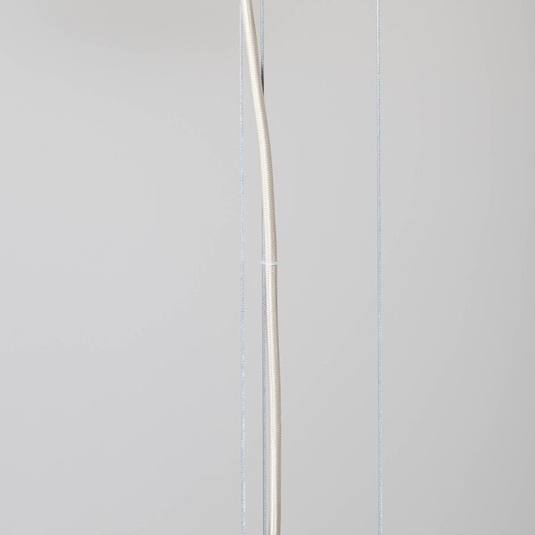 Lampa wisząca Melori Lucande, możliwość ściemniania, jasne drewno, salon / jadalnia, drewno, skandynawski