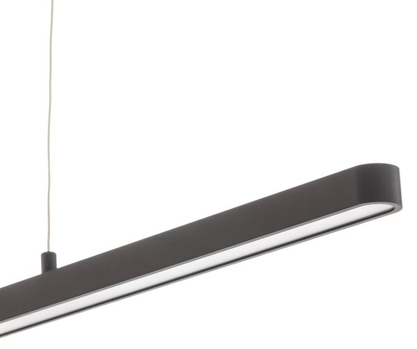 Paulmann Lampa wisząca Lento, możliwość ściemniania, czarny, salon / jadalnia, aluminium, nowoczesny