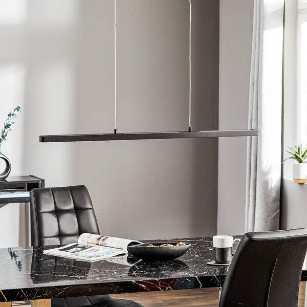 Paulmann Lampa wisząca Lento, możliwość ściemniania, czarny, salon / jadalnia, aluminium, nowoczesny