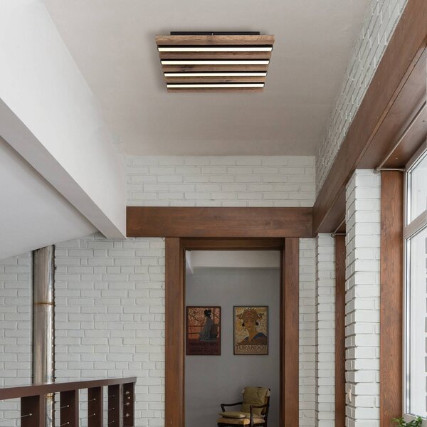 Globo Lampa sufitowa Hayden, czarny, salon / jadalnia, aluminium