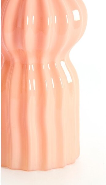 Różowy szklany wazon (wysokość 28 cm) Terento – Light & Living