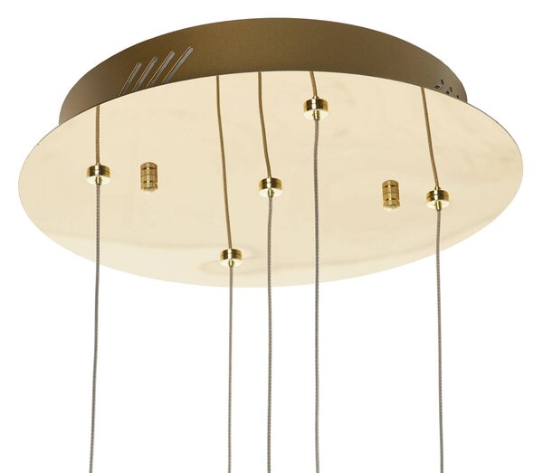 Schuller Valencia Lampa wisząca Rocio, możliwość ściemniania, przezroczysty / transparentny, salon / jadalnia, metal