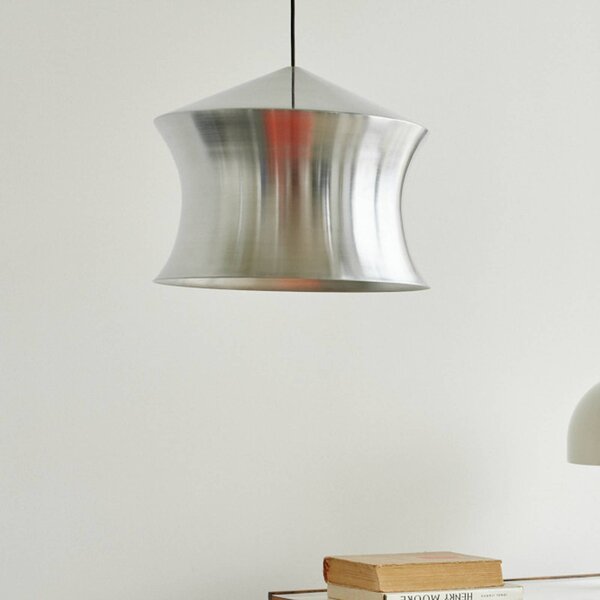 Tom Dixon Lampa wisząca designerska Beat, możliwość ściemniania, aluminiowy / szary / cynkowy, salon / jadalnia, aluminium, design