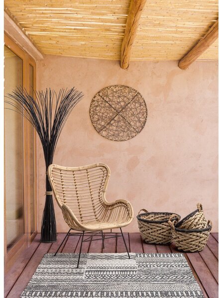 Rattanowy fotel ogrodowy w naturalnym kolorze Casilda – Bizzotto