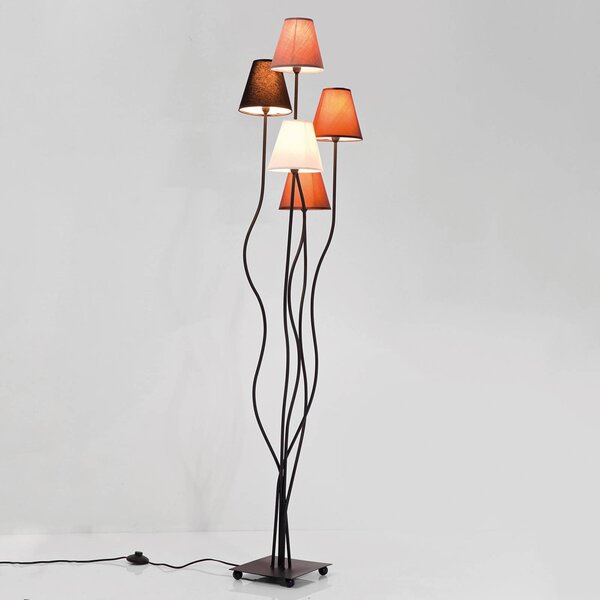 KARE Lampa stojąca FLEXIBLE, czarny, salon / jadalnia, metal, nowoczesny
