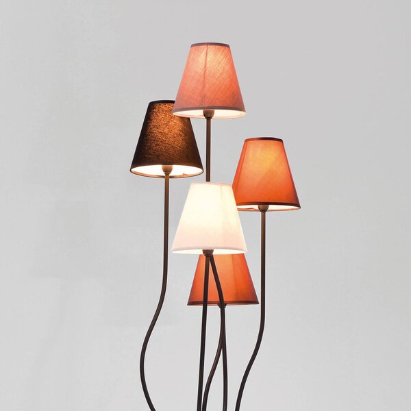 KARE Lampa stojąca FLEXIBLE, czarny, salon / jadalnia, metal, nowoczesny