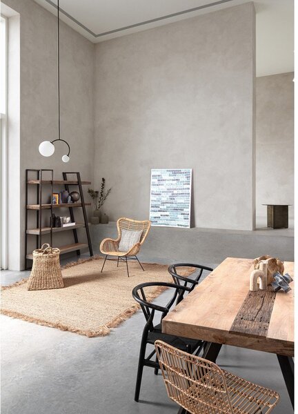Rattanowy fotel ogrodowy w naturalnym kolorze Casilda – Bizzotto