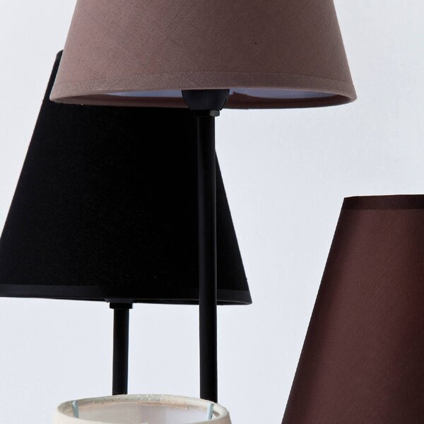 KARE Lampa stojąca FLEXIBLE, czarny, salon / jadalnia, metal, nowoczesny