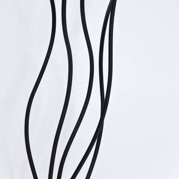 KARE Lampa stojąca FLEXIBLE, czarny, salon / jadalnia, metal, nowoczesny