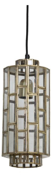 Lampa wisząca w kolorze brązu ze szklanym kloszem Søstrene – Light & Living
