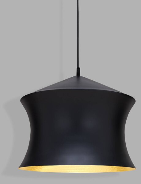 Tom Dixon Lampa wisząca designerska Beat, możliwość ściemniania, czarny, salon / jadalnia, mosiądz, design