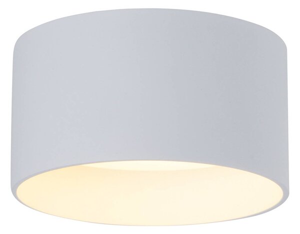 Näve Lampa sufitowa LED Trimes, możliwość ściemniania, biały / opal, salon / jadalnia, tworzywo sztuczne