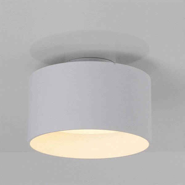 Näve Lampa sufitowa LED Trimes, możliwość ściemniania, biały / opal, salon / jadalnia, tworzywo sztuczne