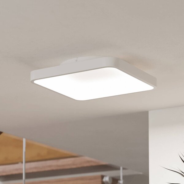EGLO connect Inteligentna lampa sufitowa Loretello-Z, możliwość ściemniania, biały / opal, salon / jadalnia, metal, nowoczesny