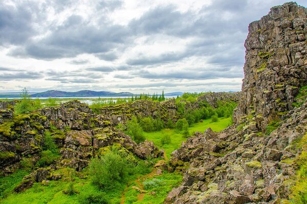 Fototapeta Park Narodowy Thingvellir