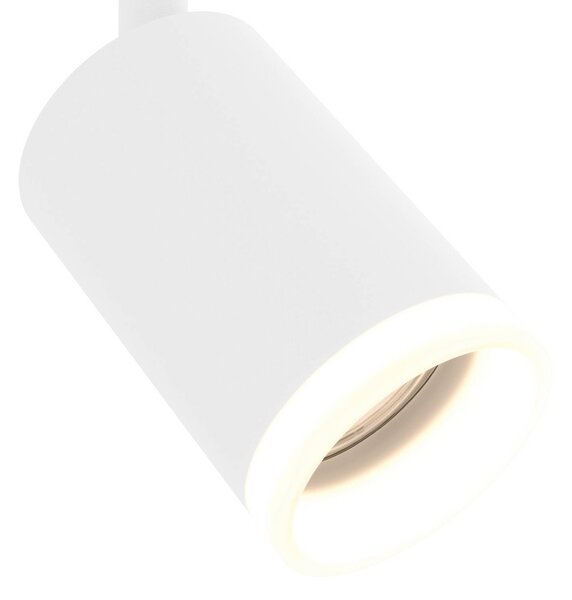 EGLO connect Smart-LED-Spot Melitello-Z, 4-punktowa, biała możliwość ściemniania, biały / opal, salon / jadalnia, aluminium, nowoczesny