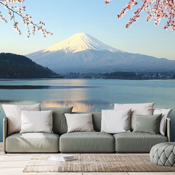 Fototapeta widok z jeziora na Fuji