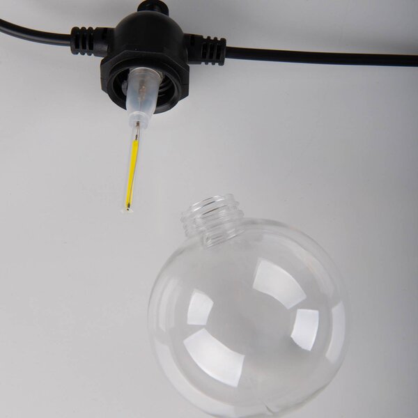 Näve Lampa solarna ozdobna CADENA, możliwość ściemniania, czarny, tworzywo sztuczne, młodzieżowy