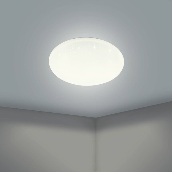 EGLO connect Lampa sufitowa Totari-Z, możliwość ściemniania, biały / opal, salon / jadalnia, tworzywo sztuczne, nowoczesny