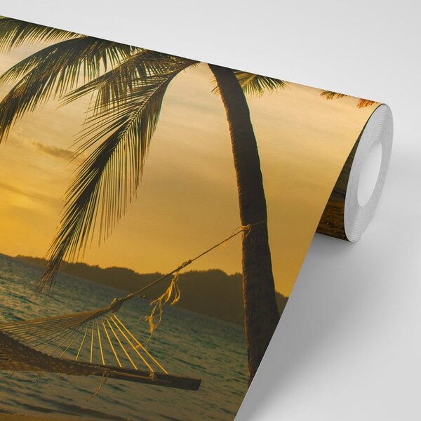 Fototapeta hamak na plaży