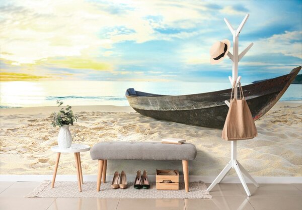 Fototapeta panorama pięknej plaży