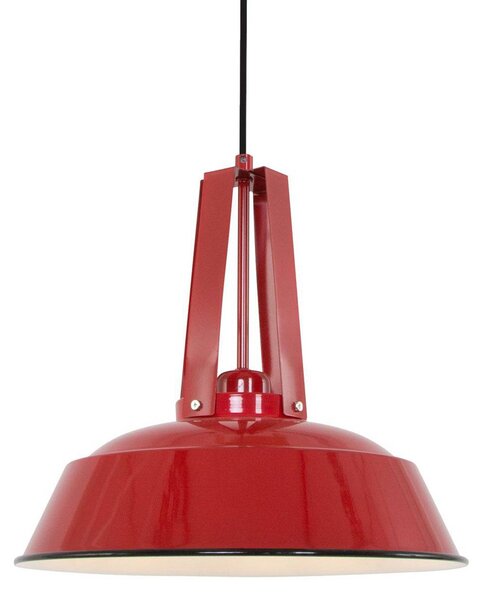Steinhauer Lampa wisząca Eden, możliwość ściemniania, czerwony, kuchnia, metal, vintage