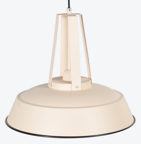 Steinhauer Lampa wisząca Eden, możliwość ściemniania, kremowy / amber, kuchnia, metal, vintage