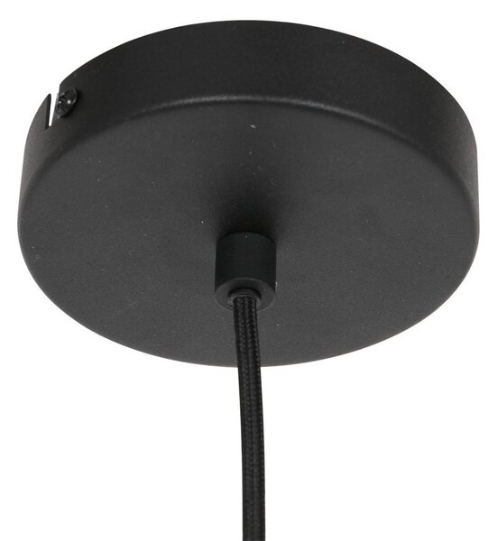 Steinhauer Lampa wisząca Flinter, możliwość ściemniania, czarny, salon / jadalnia, metal, nowoczesny