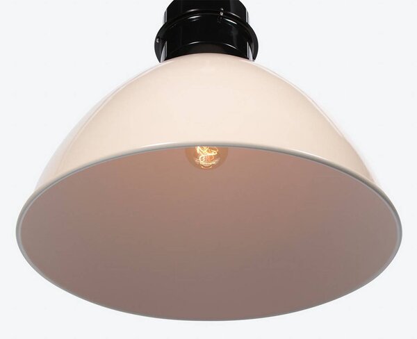 Steinhauer Lampa wisząca Frisk, możliwość ściemniania, kremowy / amber, salon / jadalnia, metal, industrialny