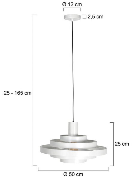Steinhauer Lampa wisząca Halo Cirque, możliwość ściemniania, biały / opal, salon / jadalnia, metal, nowoczesny