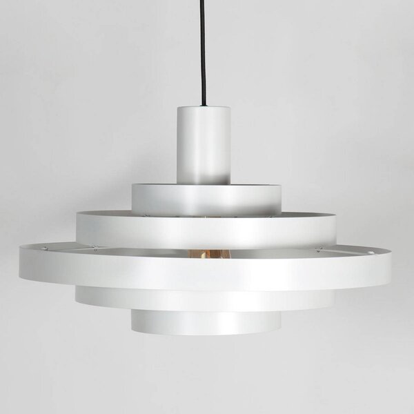 Steinhauer Lampa wisząca Halo Cirque, możliwość ściemniania, biały / opal, salon / jadalnia, metal, nowoczesny