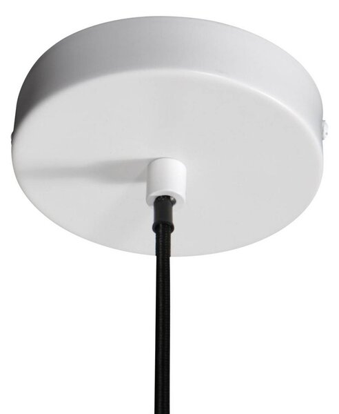 Steinhauer Lampa wisząca Halo Cirque, możliwość ściemniania, biały / opal, salon / jadalnia, metal, nowoczesny