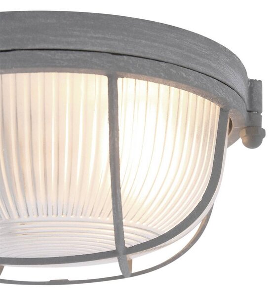 Steinhauer Lampa sufitowa Lisanne, możliwość ściemniania, aluminiowy / szary / cynkowy, przedpokój, metal