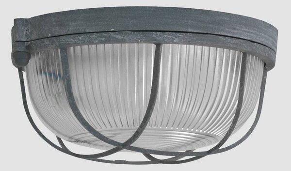Steinhauer Lampa sufitowa Lisanne, możliwość ściemniania, aluminiowy / szary / cynkowy, przedpokój, metal