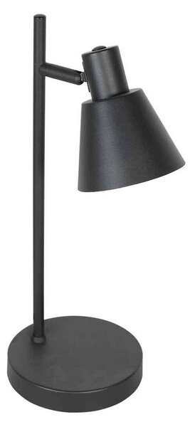 Steinhauer Lampa stołowa Oeroe, 1-punktowa, czarna, metal, E14 Oeroe, czarny, salon / jadalnia, metal