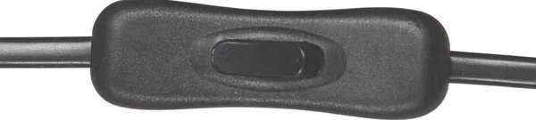 Steinhauer Lampa stołowa Oeroe, 1-punktowa, czarna, metal, E14 Oeroe, czarny, salon / jadalnia, metal