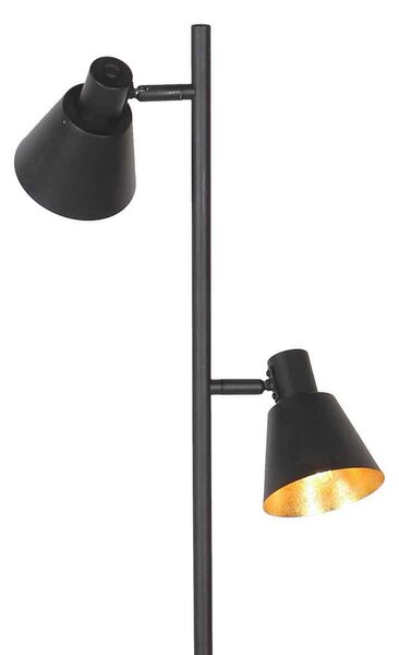 Steinhauer Lampa stojąca Oeroe, czarny, salon / jadalnia, metal