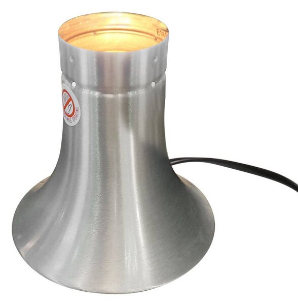 Steinhauer Lampa stołowa Volcan, aluminiowy / szary / cynkowy, salon / jadalnia, metal