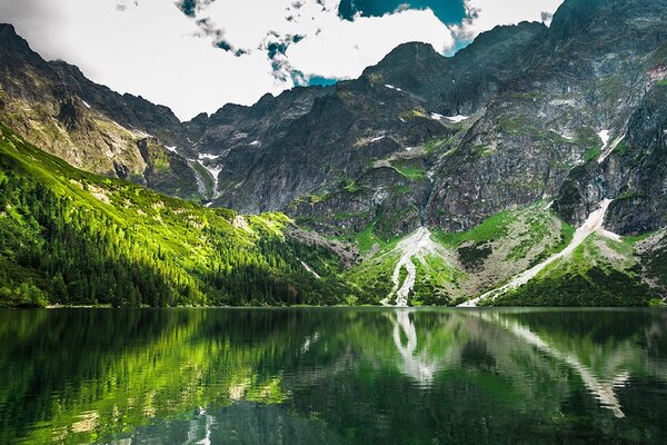 Fototapeta Morskie Oko w Tatrach