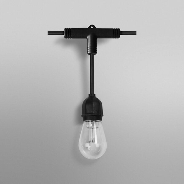 OSRAM SMART+ Łańcuch świetlny LED STRINGLIGHT z WiFi, RGBW 12-punktowa. STRINGLIGHT, możliwość ściemniania, czarny, tworzywo sztuczne, nowoczesny