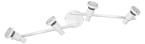OSRAM Reflektor sufitowy OSRAM, biały, 4-punktowa, metalowy, GU10-LED 927 ściemniany, możliwość ściemniania, biały / opal, metal