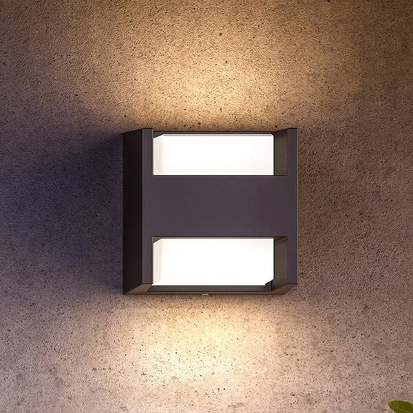 Philips Kinkiet zewnętrzny LED Arbour UE, czarny, aluminium, nowoczesny