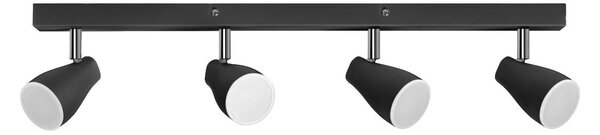 OSRAM Reflektor sufitowy PEAR, czarny, 4-punktowa, GU10-LED 2700 K PEAR, czarny, tworzywo sztuczne