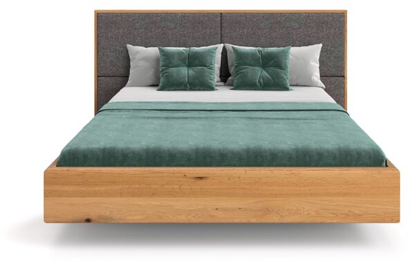 Łóżko lewitujące Dome 160x200 dąb, lakier mat, Storm 97 - Outlet Dąb 160x200 cm Lakier matowy STORM 97 Danzz
