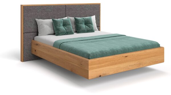 Łóżko lewitujące Dome 160x200 dąb, lakier mat, Storm 97 - Outlet Dąb 160x200 cm Lakier matowy STORM 97 Danzz